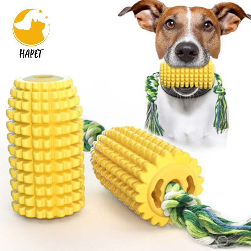 Puppy Teething Chew Toys Corn Stick Tough Toys for Training and Cleaning Teeth