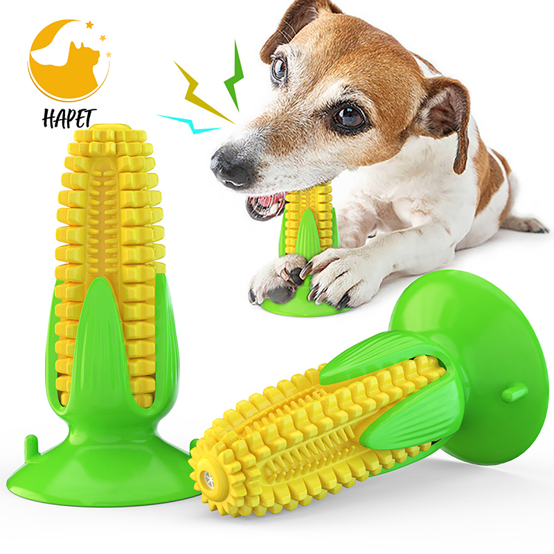 Puppy Teething Chew Toys Corn Stick Tough Toys for Training and Cleaning Teeth