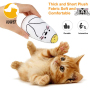 Plush Animal Shape Toys Cute Cat Interactive Catnip Toys for Indoor Cats