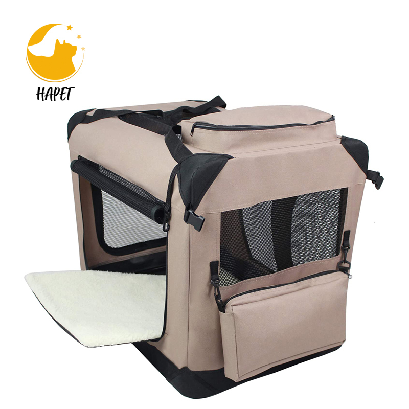 Bicycle Basket for Dogs and Cats Sport Style Light Nylon Material Detachable Carrier with Shoulder Strap Removable