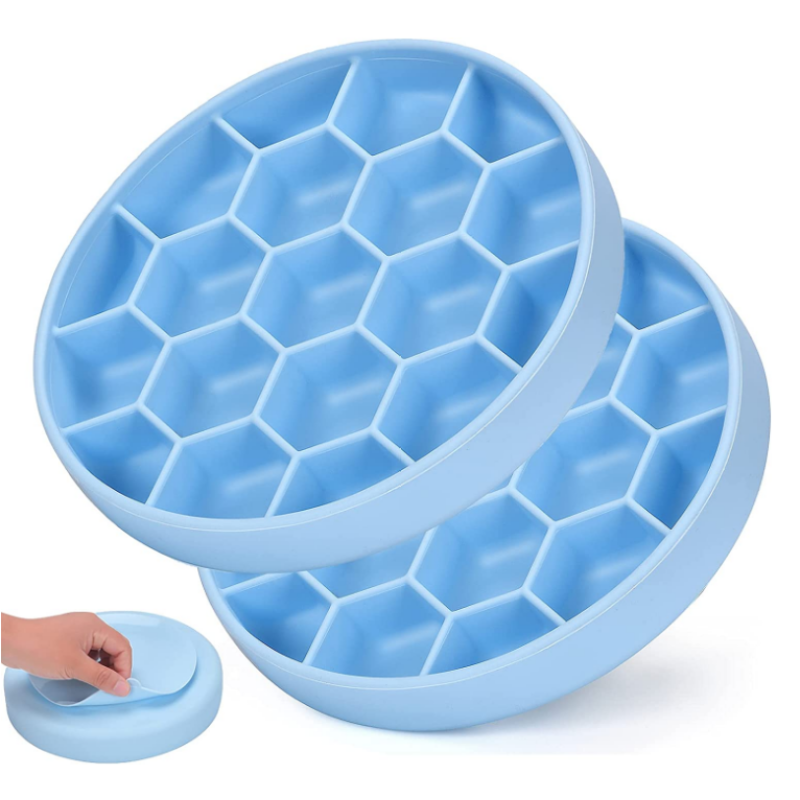 Non Slip Silicone Slow Feeder Dog Bowl Easy Cleaning Slow Feeder Pet Products