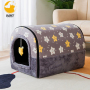 Cozy Pet Bed House Warm Cave Sleeping Bed Nest for Cats and Dogs Pet Supplies