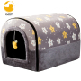 Cozy Pet Bed House Warm Cave Sleeping Bed Nest for Cats and Dogs Pet Supplies