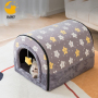 Cozy Pet Bed House Warm Cave Sleeping Bed Nest for Cats and Dogs Pet Supplies