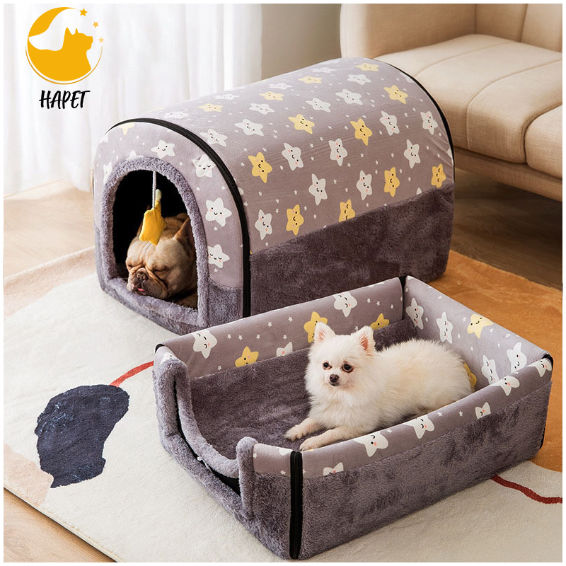 Cozy Pet Bed House Warm Cave Sleeping Bed Nest for Cats and Dogs Pet Supplies