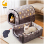 Cozy Pet Bed House Warm Cave Sleeping Bed Nest for Cats and Dogs Pet Supplies