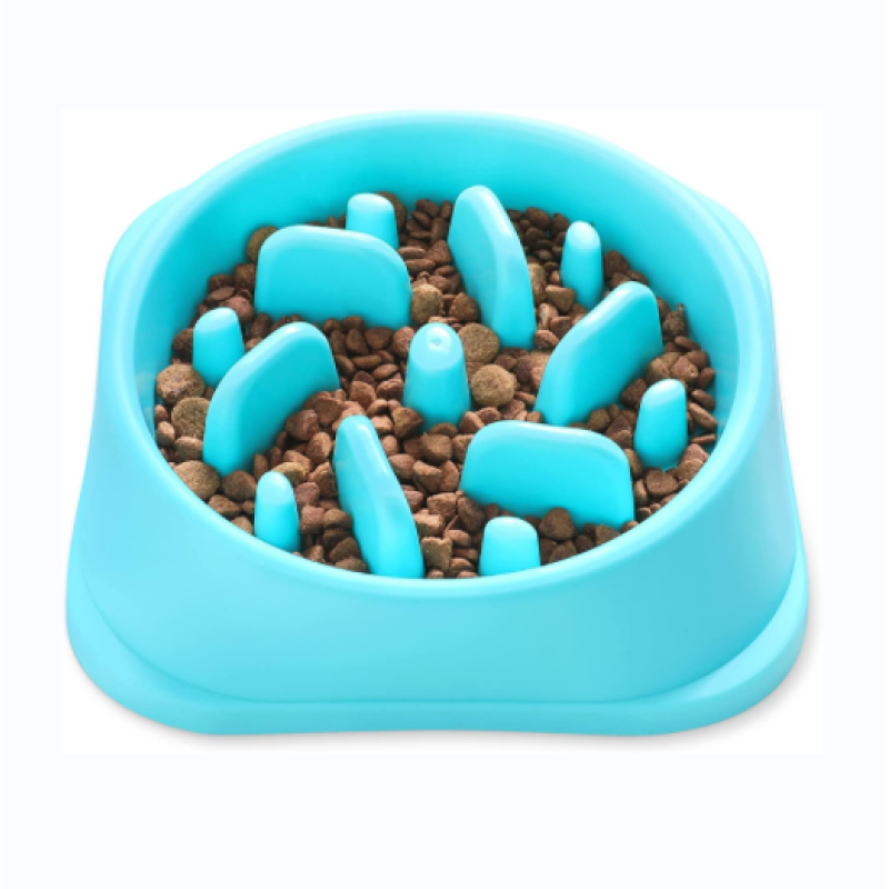 Interactive Bloat Durable Slow Feeder Dog Bowls Preventing Choking Healthy