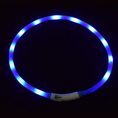 Wholesale Customized Pet Night Safety Flashing Luminous Led Dog Cat Collar Customized Usb Rechargeable Light up Led Pet Collar