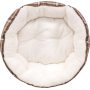 Dog Bed for Small Dogs, Round Cat Beds for Indoor Cats, Round Pet Bed for Puppy and Kitten with Slip-Resistant Bottom
