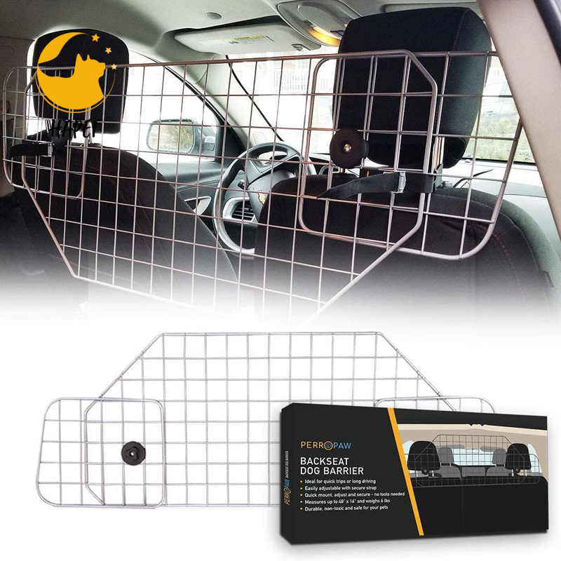 Dog Car Barrier Adjustable Large Pet Wire Mesh Divider