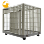 Pet Heavy Duty Dog Pet Cage Kennel with Wheels Pet Products