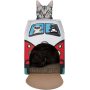 Easy Assembling Detachable Cat Dog Bed House Indoor Cardboard Cave Tent Replaceable Scratching Pet Bed Burrow Hut Pet Condo