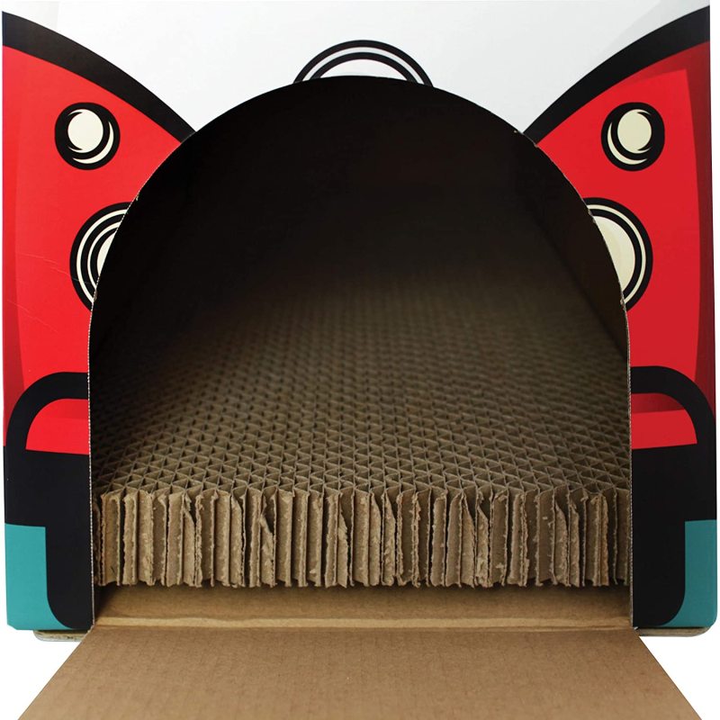 Easy Assembling Detachable Cat Dog Bed House Indoor Cardboard Cave Tent Replaceable Scratching Pet Bed Burrow Hut Pet Condo