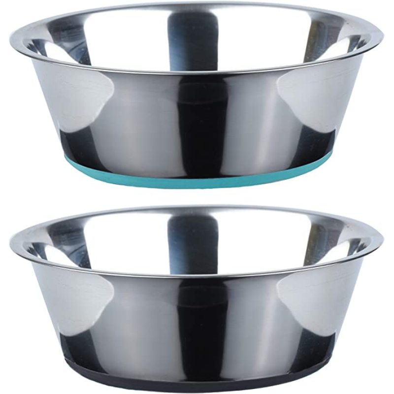 Manufacturer Pet Feeding Bowl Easy Clean Pet Bowl Stainless Steel Anti Slip Dog Bowls