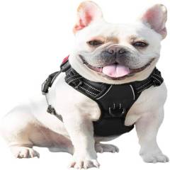 Wholesale No Pull Dog Harness Reflective Adjustable Vest with a Training Handle