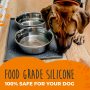 Grade Silicone Pet Feeding Pad Dog Bowl Splash Mat Waterproof Dishwasher Safe For Easy Cleaning