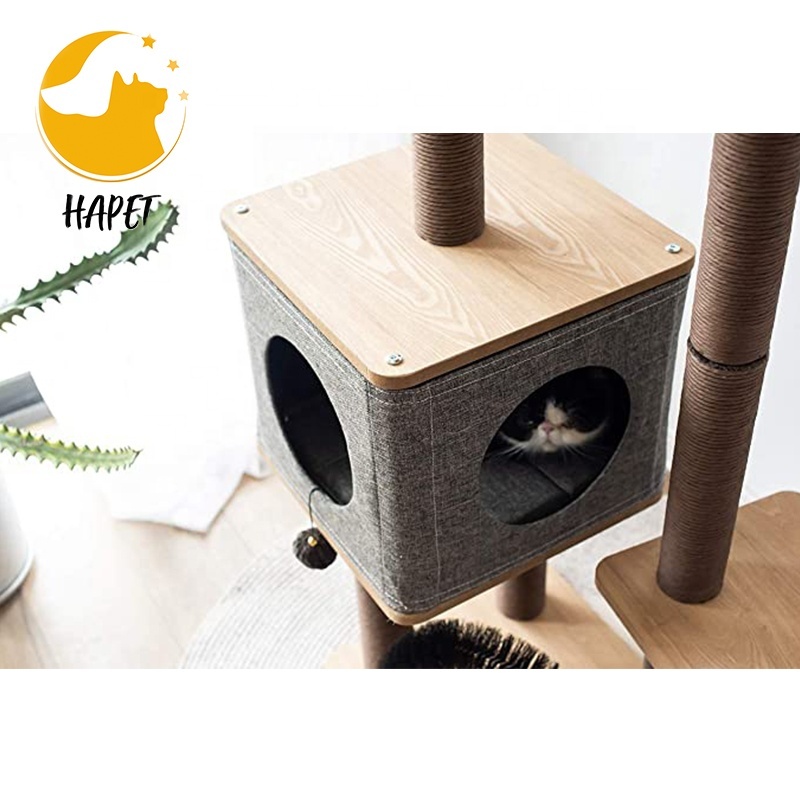 Pet Product Cat Tree Tower Condo Scratcher Furniture Kitten  cat climbing tree pet house hammock