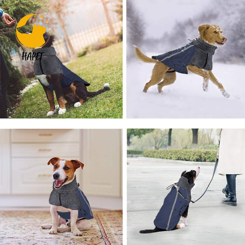 Dog Winter Clothes Dog Hoodie Thermal Coat Doggie Jacket Puppy Outfit Cat Sweatshirt