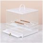 Bird Cage Pet Supplies Metal Cage with Open Play Top - Medium Parrot Parakeet Bird Cage