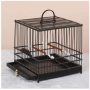Bird Cage Pet Supplies Metal Cage with Open Play Top - Medium Parrot Parakeet Bird Cage