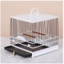 Bird Cage Pet Supplies Metal Cage with Open Play Top - Medium Parrot Parakeet Bird Cage