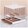 Bird Cage Pet Supplies Metal Cage with Open Play Top - Medium Parrot Parakeet Bird Cage
