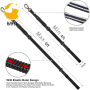 Dog Leash with Comfortable Dual Padded Handles for Control Safety Training