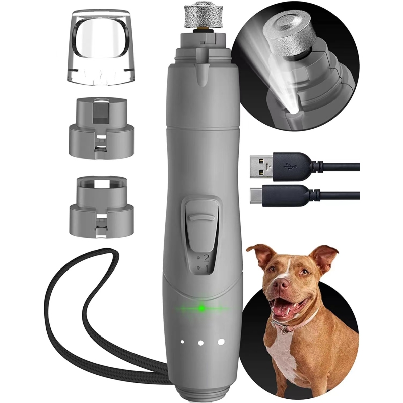 Dog Nail Grinder with LED Light