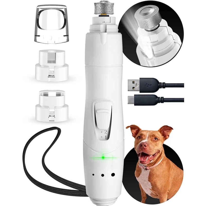 Dog Nail Grinder with LED Light