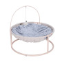 Manufacturer Luxury Soft Comfy Indoor Elevated Cat Bed And Hammock With Stand Detachable Washable And Portable Pet Bed