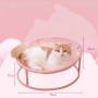 Manufacturer Luxury Soft Comfy Indoor Elevated Cat Bed And Hammock With Stand Detachable Washable And Portable Pet Bed