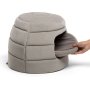 Pet Bed Dog Cat Beds Bedding 2 in 1 Honeycomb Hut Covered Bolster Cozy Foldable Cat Dog Bed
