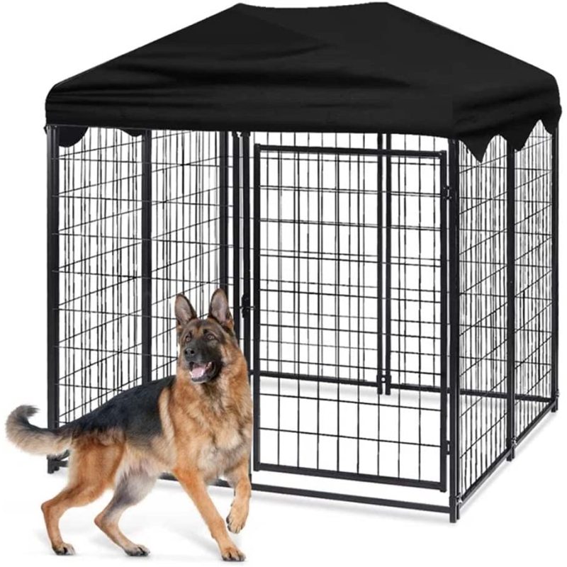 Water Resistant Kennel with UV Protective Metal Kennel