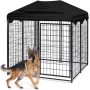 Water Resistant Kennel with UV Protective Metal Kennel