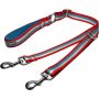 Adjustable Reflective Tangle-Free Control Point Leash for Double Dog