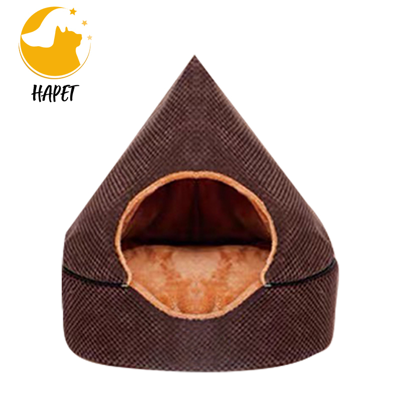 Detachable Cat Pet House Cat Bed Arctic Fleece Pet Bed for Dogs Cats Cave Winter Warm Pet Bed Dog Nest