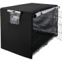Dog Crate Cover 36 inch - Double Door, Waterproof Dog Kennel Cover with Air Vent Window, for Indoor/Outdoor Most Wire Dog Crate