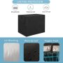 Dog Crate Cover 36 inch - Double Door, Waterproof Dog Kennel Cover with Air Vent Window, for Indoor/Outdoor Most Wire Dog Crate