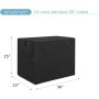 Dog Crate Cover 36 inch - Double Door, Waterproof Dog Kennel Cover with Air Vent Window, for Indoor/Outdoor Most Wire Dog Crate