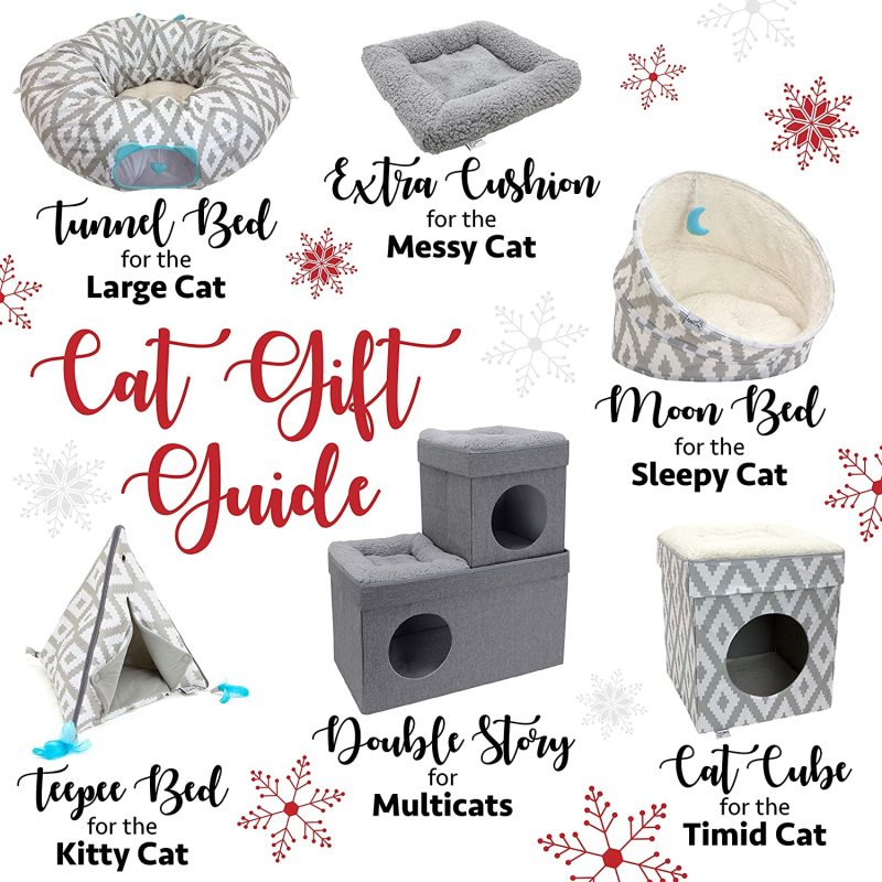 Rhombus Design Cat Bed Felt Cat Tunnel For The Festival