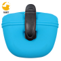 Silicone Dog Treat Pouch-Small Training Bag-Portable Dog Treat Bag for Leash with Magnetic Closure and Waist Clip