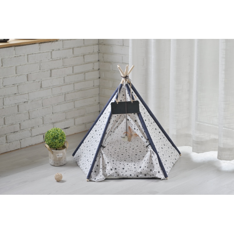 High Quality luxury Portable Wholesale Washable Indoor Party White Play Indian Kids Teepee Tent Pet Playing Tent