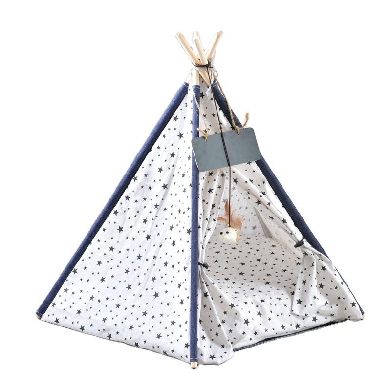 High Quality luxury Portable Wholesale Washable Indoor Party White Play Indian Kids Teepee Tent Pet Playing Tent