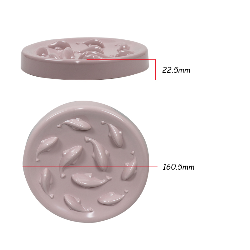 Cat Slow Feeder Bowl Pet Feeder Wet Food Slow Feeder for Cats and Dogs