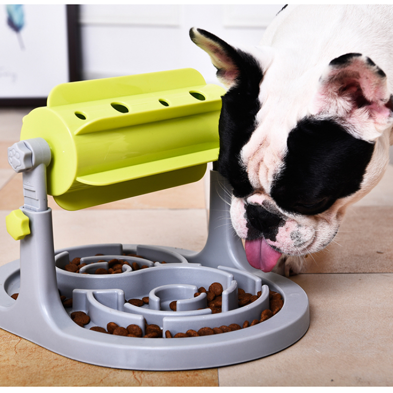 Interactive Adjustable Pet IQ Slow Feeder Dog Bowl Pet Automatic Smart Dog Feeder Bowl Wholesale
