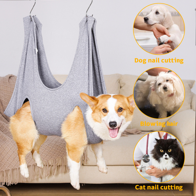 Dog Grooming Hammock Dog Grooming Harness Multifunctional Restraints for Cats Bathing Washing