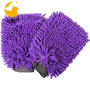 Chenille Microfiber Dog Shammy Towels Mitten Quick Drying Dogs Paw Towel