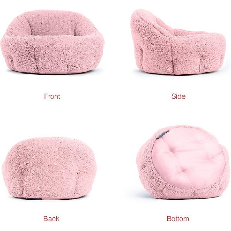 Pet Beds for Dogs Cats Orthopedic Bolster Cat Dog Bed Soft Washable Cushion Fluffy Cat Pet Beds