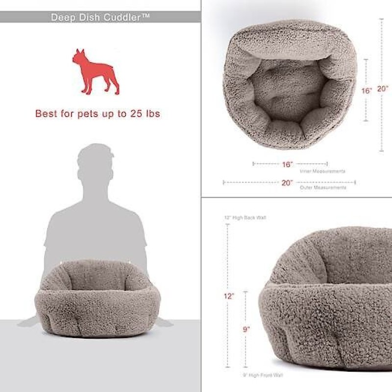 Pet Beds for Dogs Cats Orthopedic Bolster Cat Dog Bed Soft Washable Cushion Fluffy Cat Pet Beds
