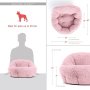 Pet Beds for Dogs Cats Orthopedic Bolster Cat Dog Bed Soft Washable Cushion Fluffy Cat Pet Beds